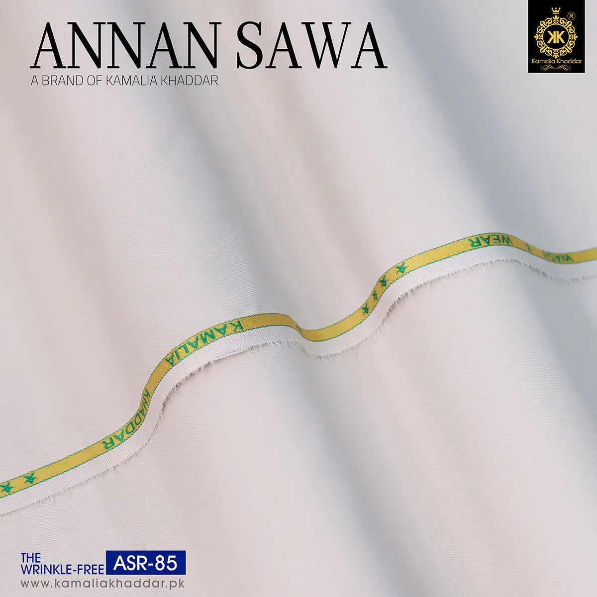 Premium Wrinkle-Free unstitched fabric – ideal for men’s suits and shalwar kameez by AnnanSawa