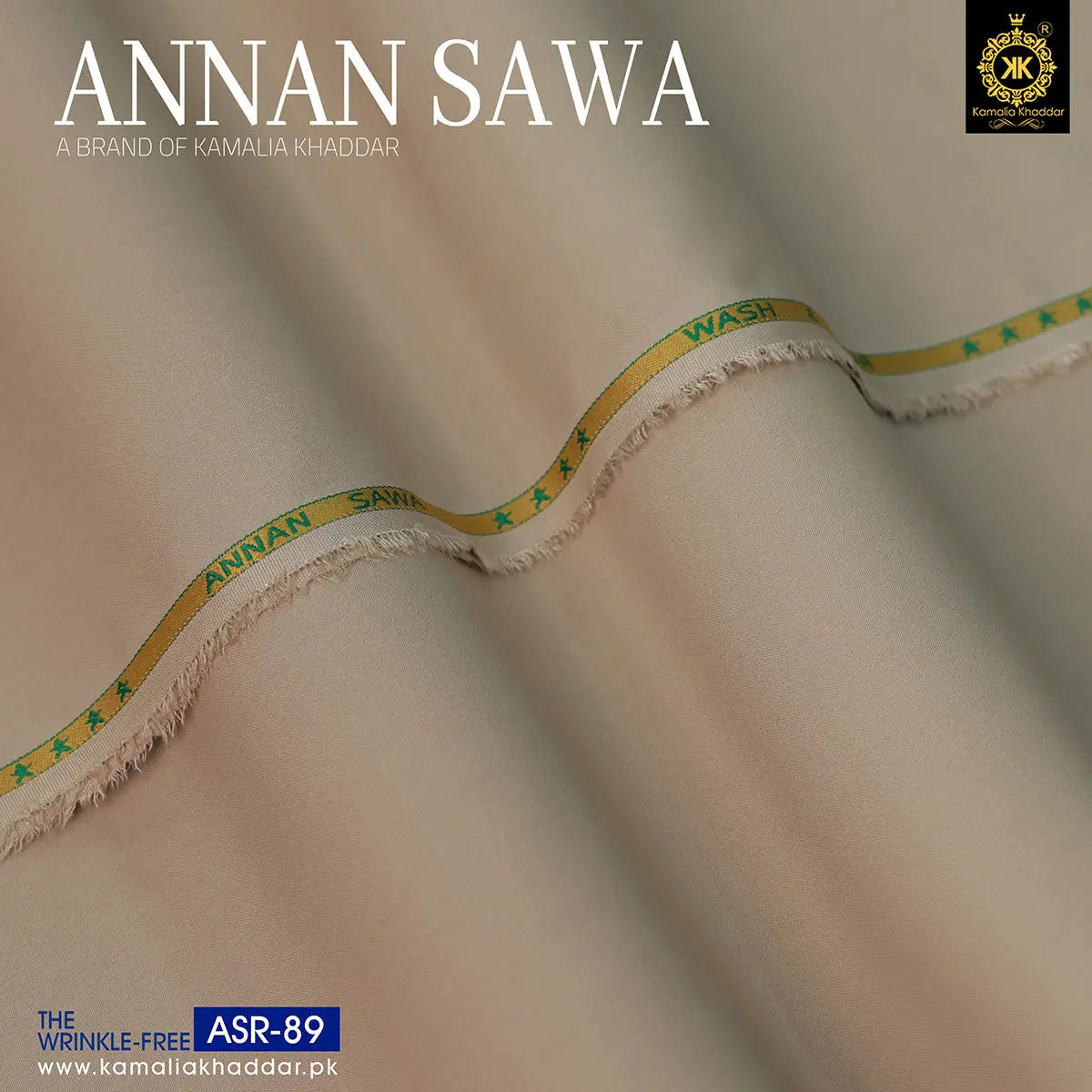 Premium Wrinkle-Free unstitched fabric – ideal for men’s suits and shalwar kameez by AnnanSawa