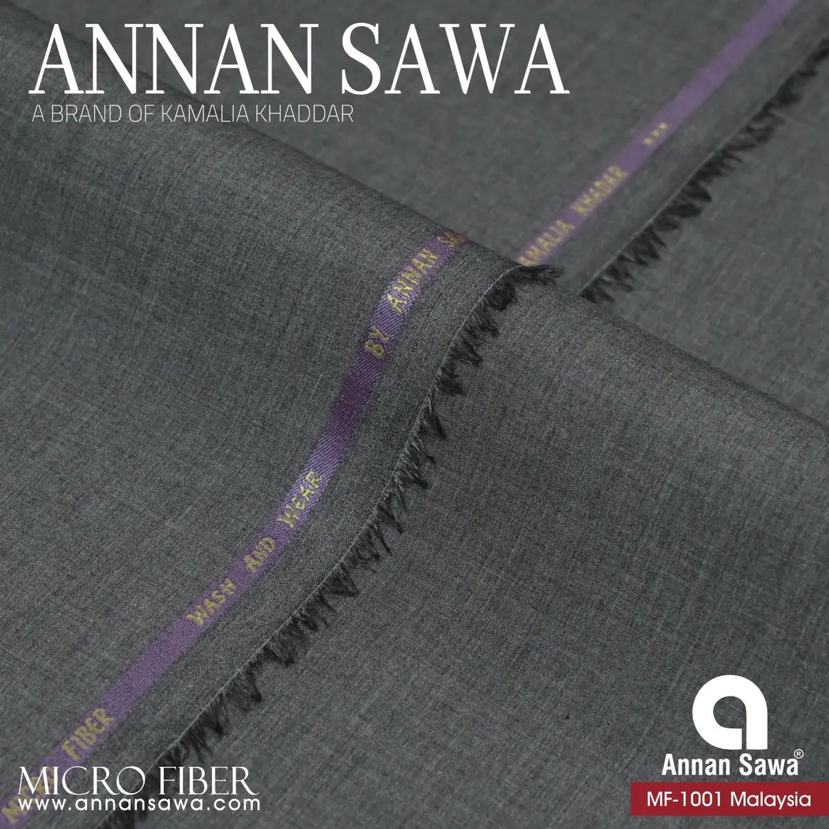Micro Fiber Wash & Wear Fabric MF-1001 Malaysia Color