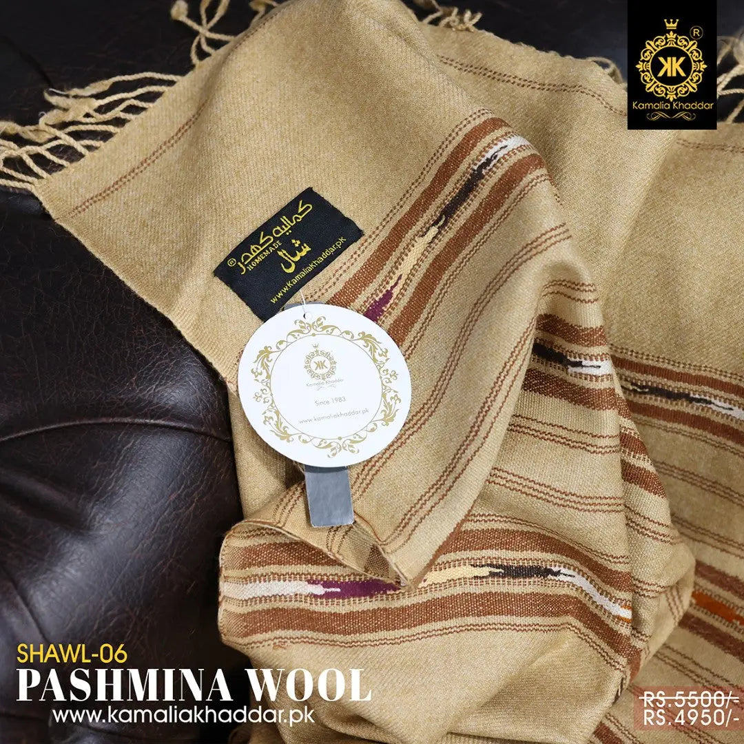 Men’s Pashmina Wool Shawl by AnnanSawa – premium winter wrap for warmth and style