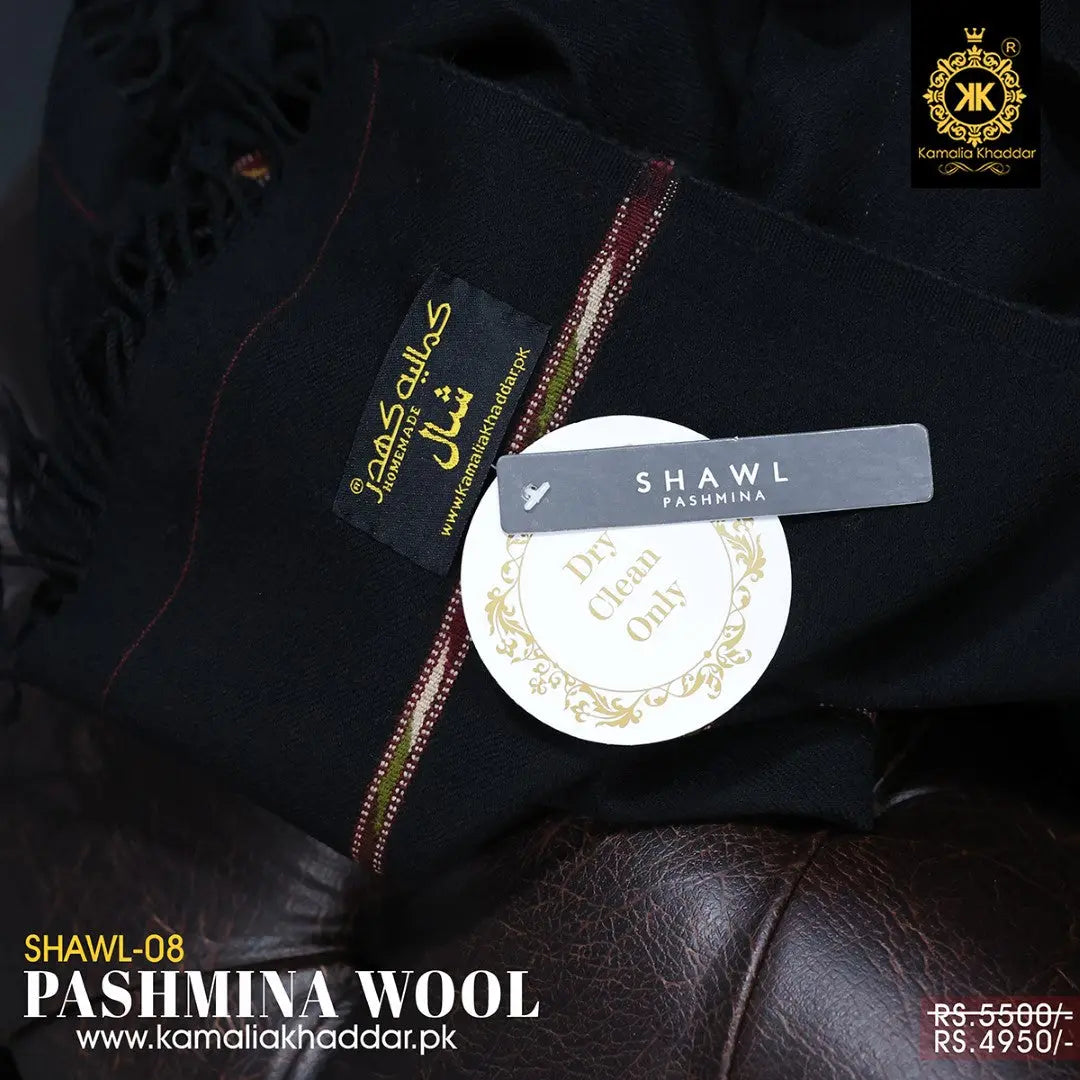 Men’s Pashmina Wool Shawl by AnnanSawa – premium winter wrap for warmth and style