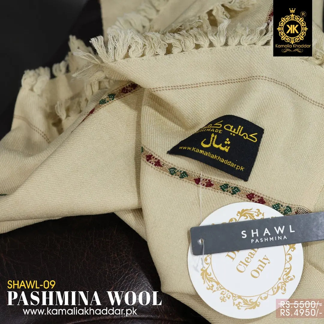 Men’s Pashmina Wool Shawl by AnnanSawa – premium winter wrap for warmth and style