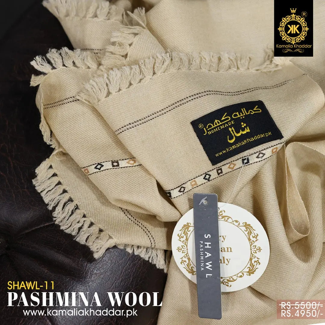 Men’s Pashmina Wool Shawl by AnnanSawa – premium winter wrap for warmth and style