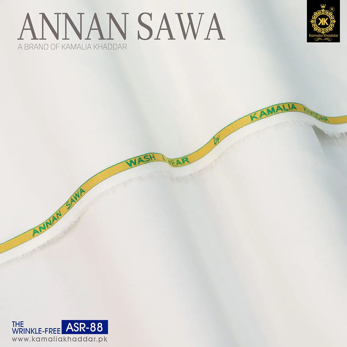 Premium Wrinkle-Free unstitched fabric – ideal for men’s suits and shalwar kameez by AnnanSawa