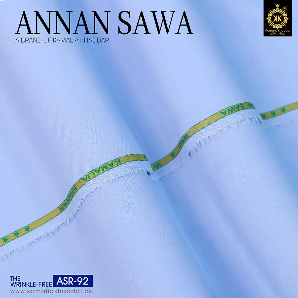 Premium Wrinkle-Free unstitched fabric – ideal for men’s suits and shalwar kameez by AnnanSawa