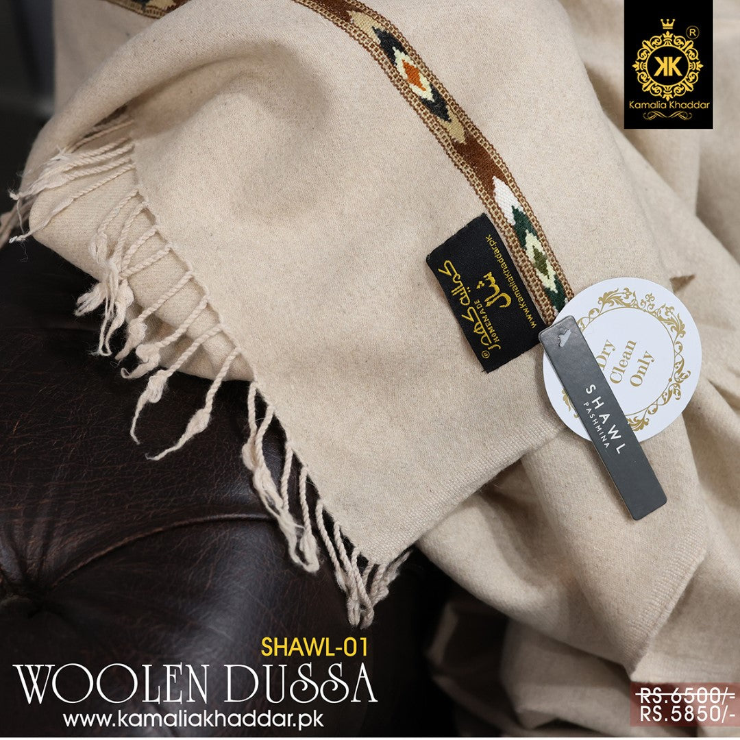Men’s Woolen Dussa Shawl by AnnanSawa – heavy winter shawl for traditional wear