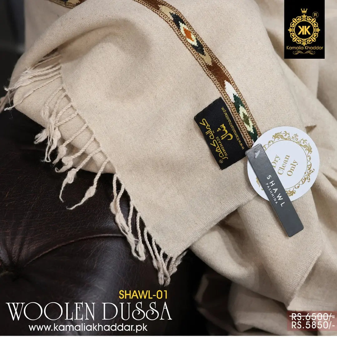 Men’s Woolen Dussa Shawl by AnnanSawa – heavy winter shawl for traditional wear