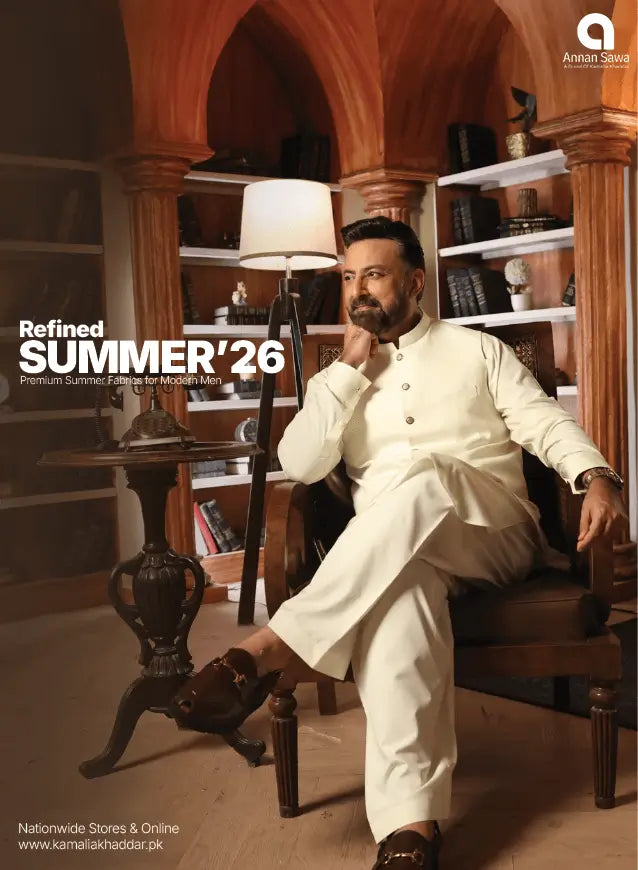 Refined Summer'26 Mobile Banner of Annan Sawa A Brand Of Kamalia Khaddar